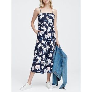 Banana Republic Linen Floral Jumpsuit